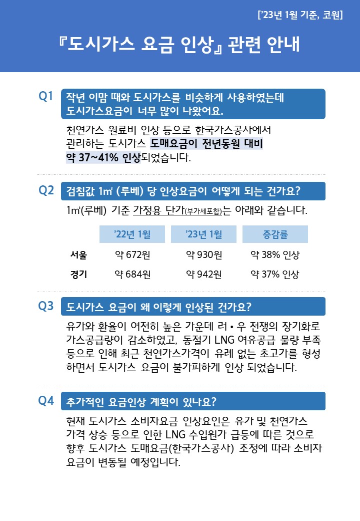 요금인상안내