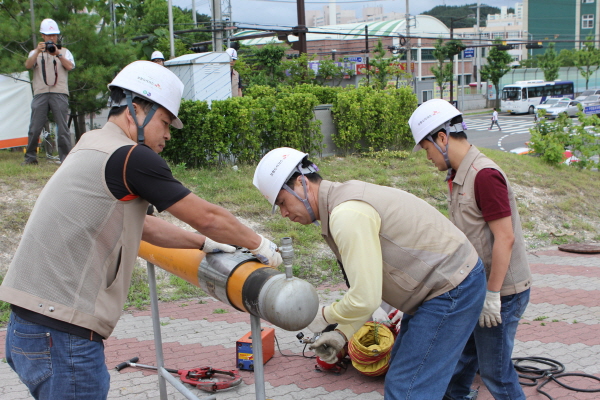 영남ES, 2012년 상반기 합동 비상출동훈련 실시
