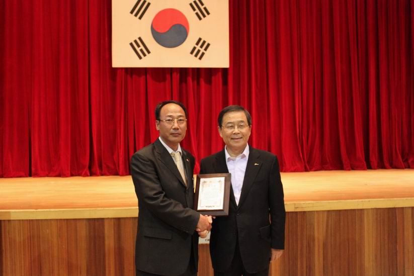 12년 구미시 유공 표창(6. 29) -사회 공헌 활동분야(기업체) 구미시장賞