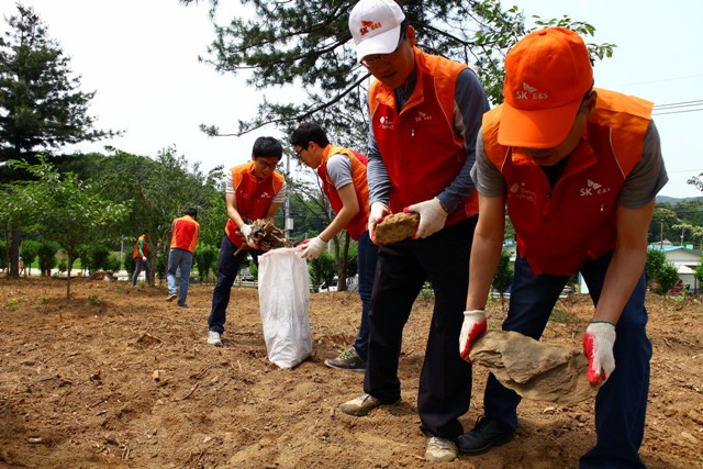 능평리 문화마을·SK E＆S 1사1촌 자매결연 협약 체결 （2014/ 6/ 10）