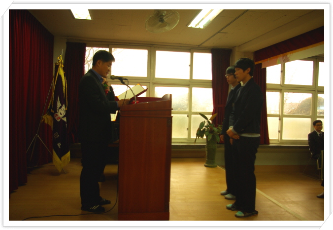 영남ES, 신광중학교 졸업식 지원